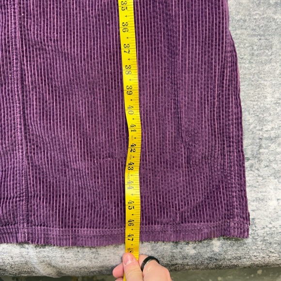 VTG 90s JG Hook Corduroy Dress Womens 4P Purple Jumper Cottagecore Granny Garden - Picture 9 of 9
